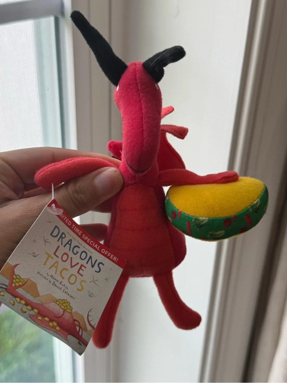 Dragons Love Tacos Red Dragon Plush w/ Tags